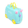 Trunki Una the Unicorn Rejsekuffert, set forfra u: stickers